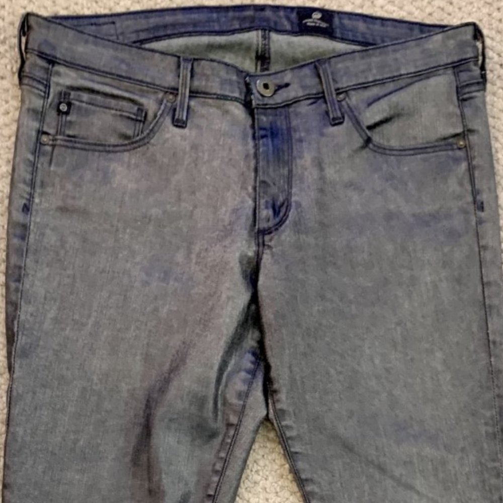 AG ADRIANO GOLDSCHMEID Purple Coated Jeans 30R